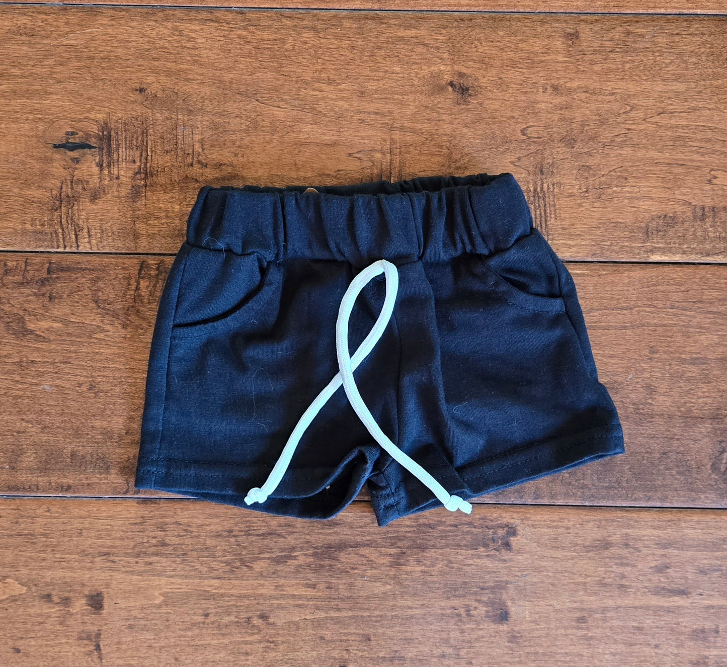 Classic Boys Black Pull On Shorts-3M