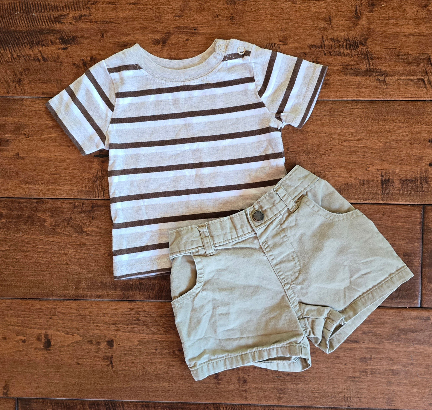 Garanimals Boys T-Shirt and Short Set-3/6M