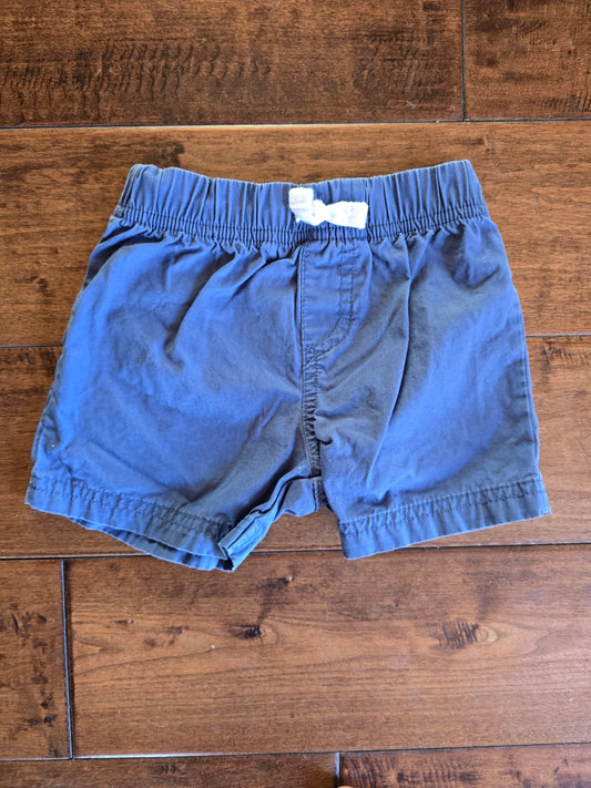 Carter's Boys Blue Pull On Shorts-6/9M