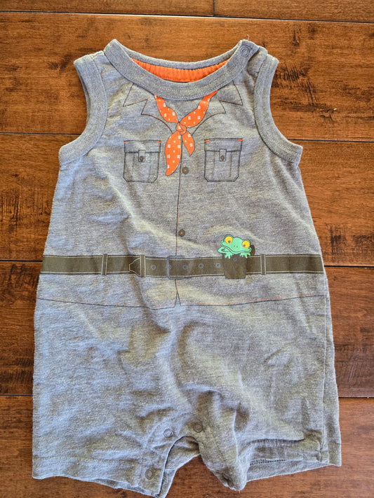 Cherokee Boys Adventure Tank Romper-6/9M