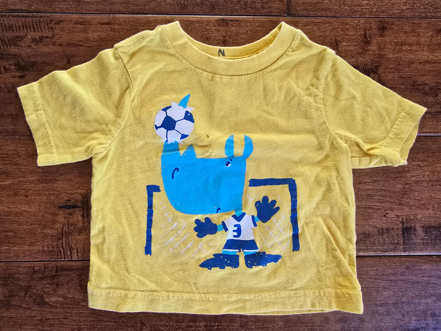 Place Boys Rhino Soccer T-Shirt-9/12M