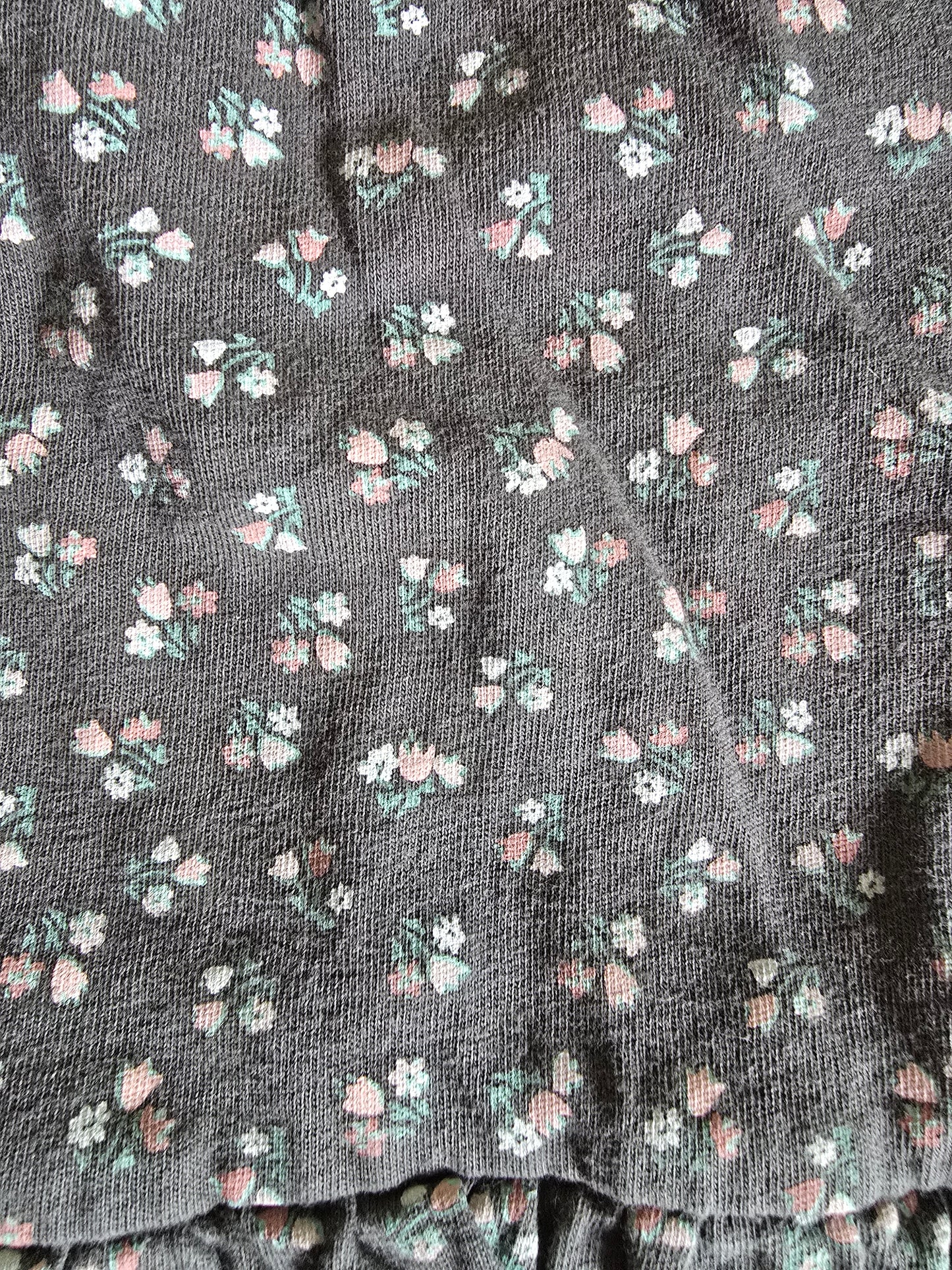 Carter's Girls Gray Dress Onesie-12M