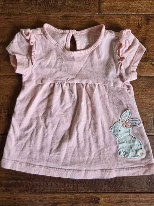 Child of Mine Girls Bunny Blouse-12M