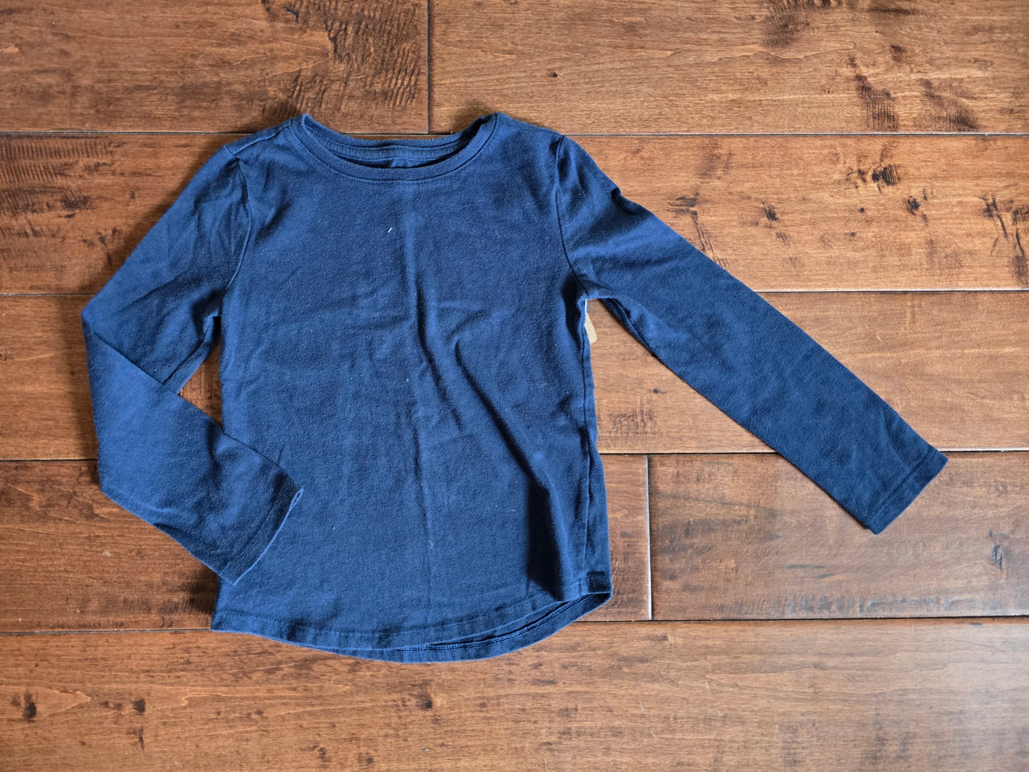 Wonder Nation Girls Navy Shirt-4/5T