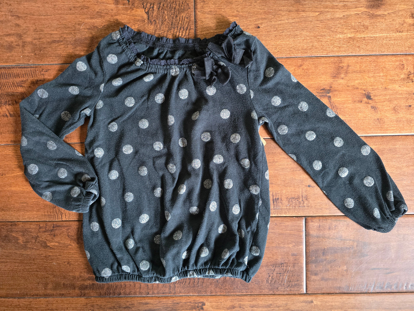 Cherokee Girls Polka Dot Blouse-4T