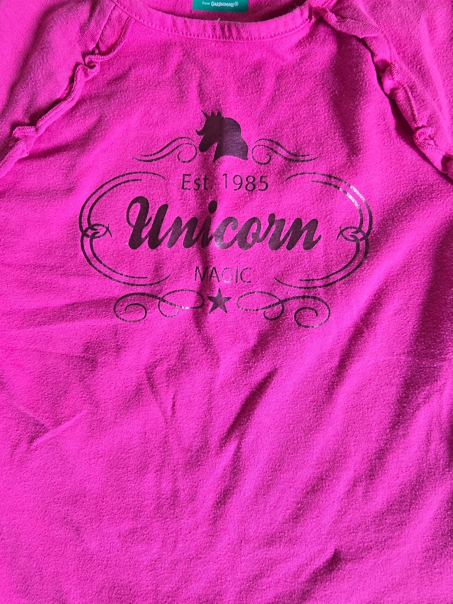 365Kids Girls Unicorn Shirt-4T