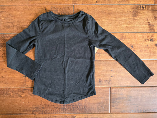 Wonder Nation Girls Black Long Sleeve-4/5T