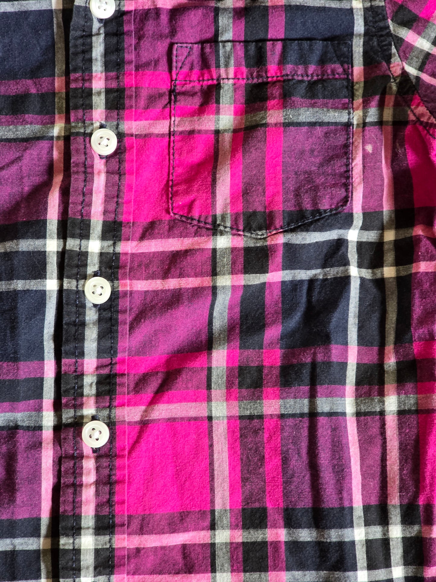 Gymboree Girls Plaid Button Down-4T