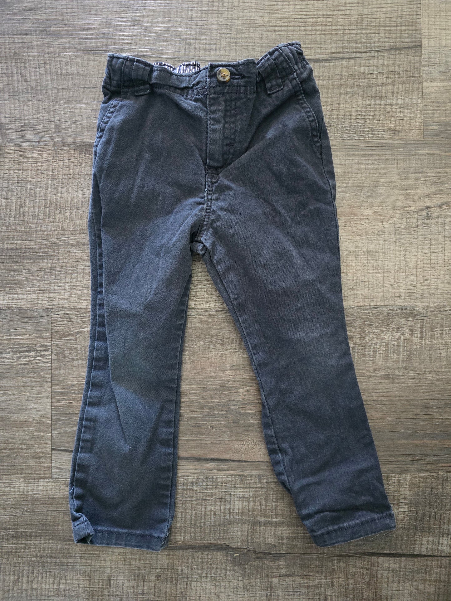 Boys Blue Khaki Pants-3T