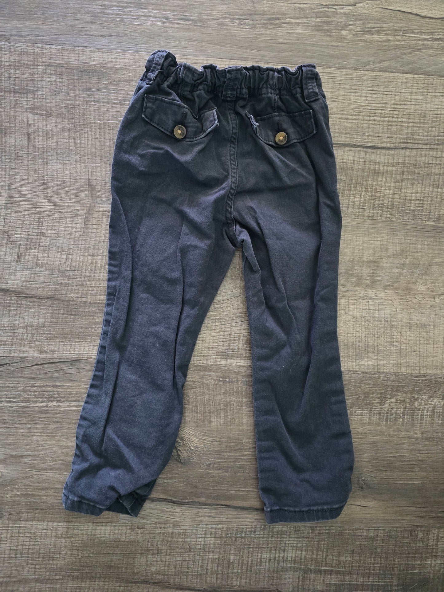 Boys Blue Khaki Pants-3T