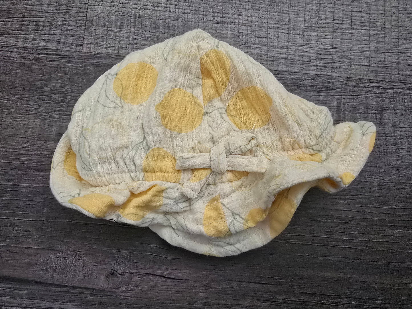 Girls Lemon Sun Hat-NB