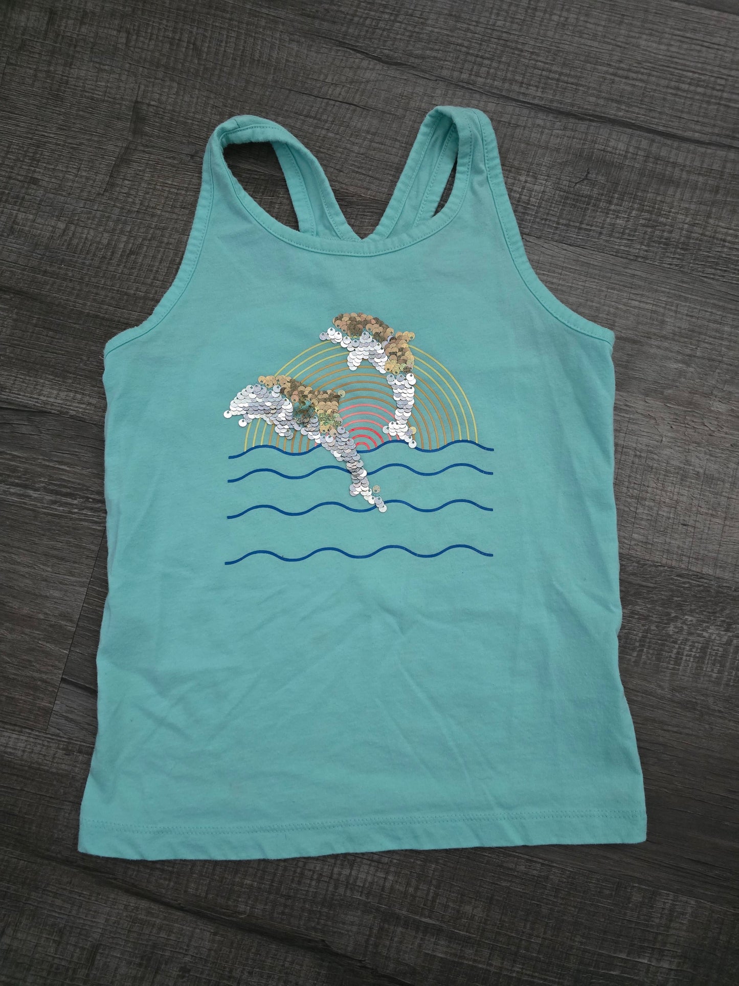 Cat&Jack Girls Dolphin Tank-6