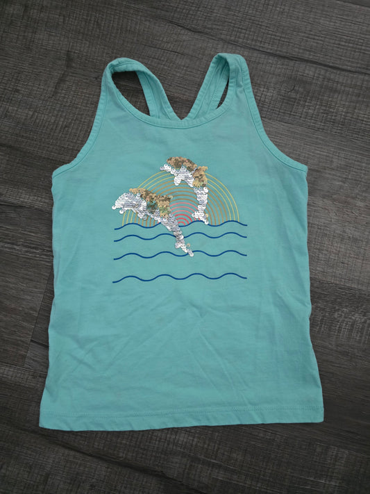 Cat&Jack Girls Dolphin Tank-6