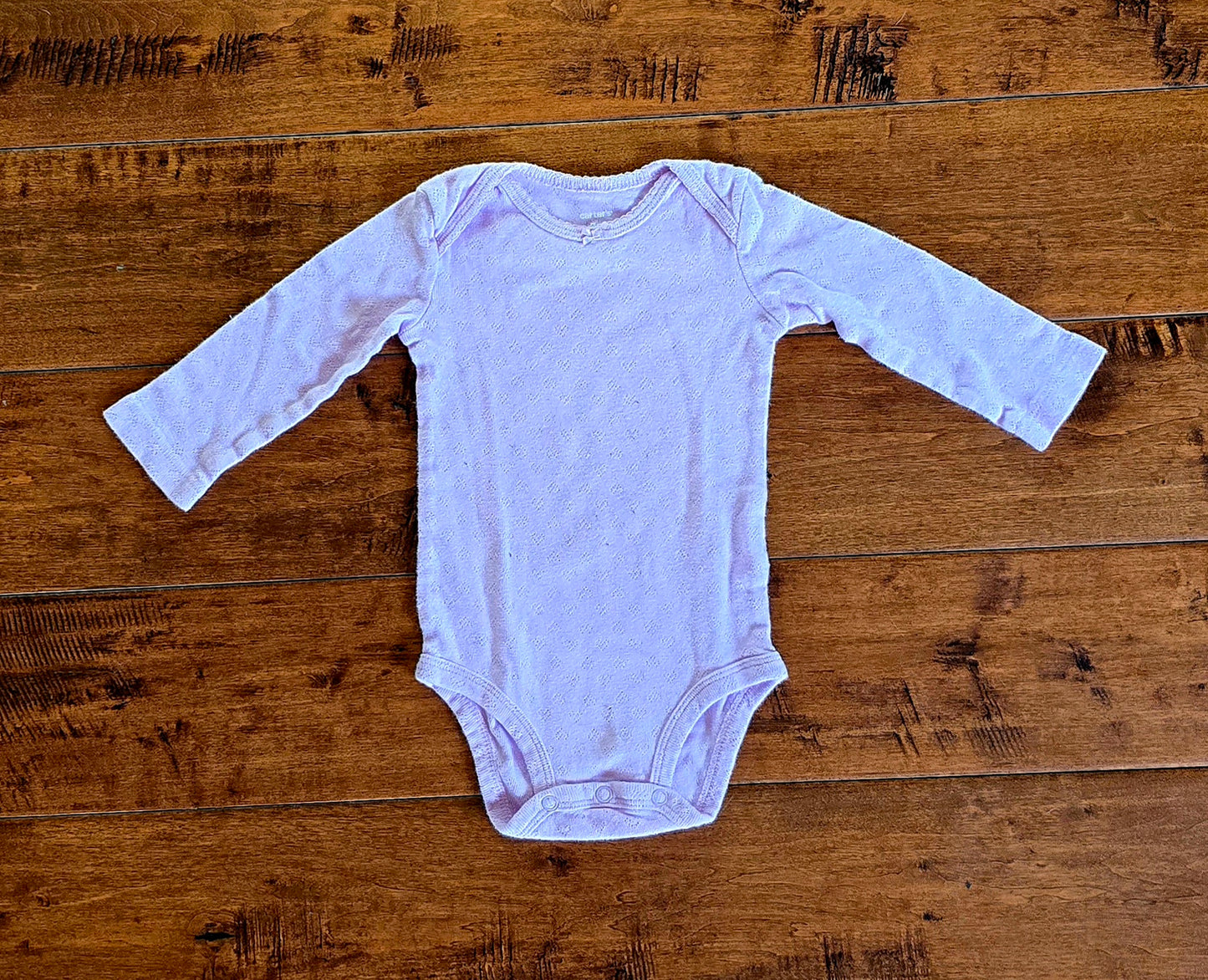 Carter's Girls 3-Pack Long-Sleeve Original Bodysuits-9M