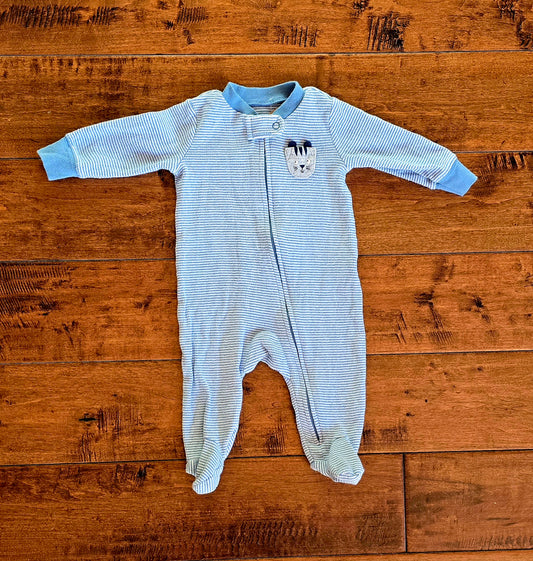 Carter's Boys Snug Fit 2-Way-Zip Front One Piece Pajama-3M