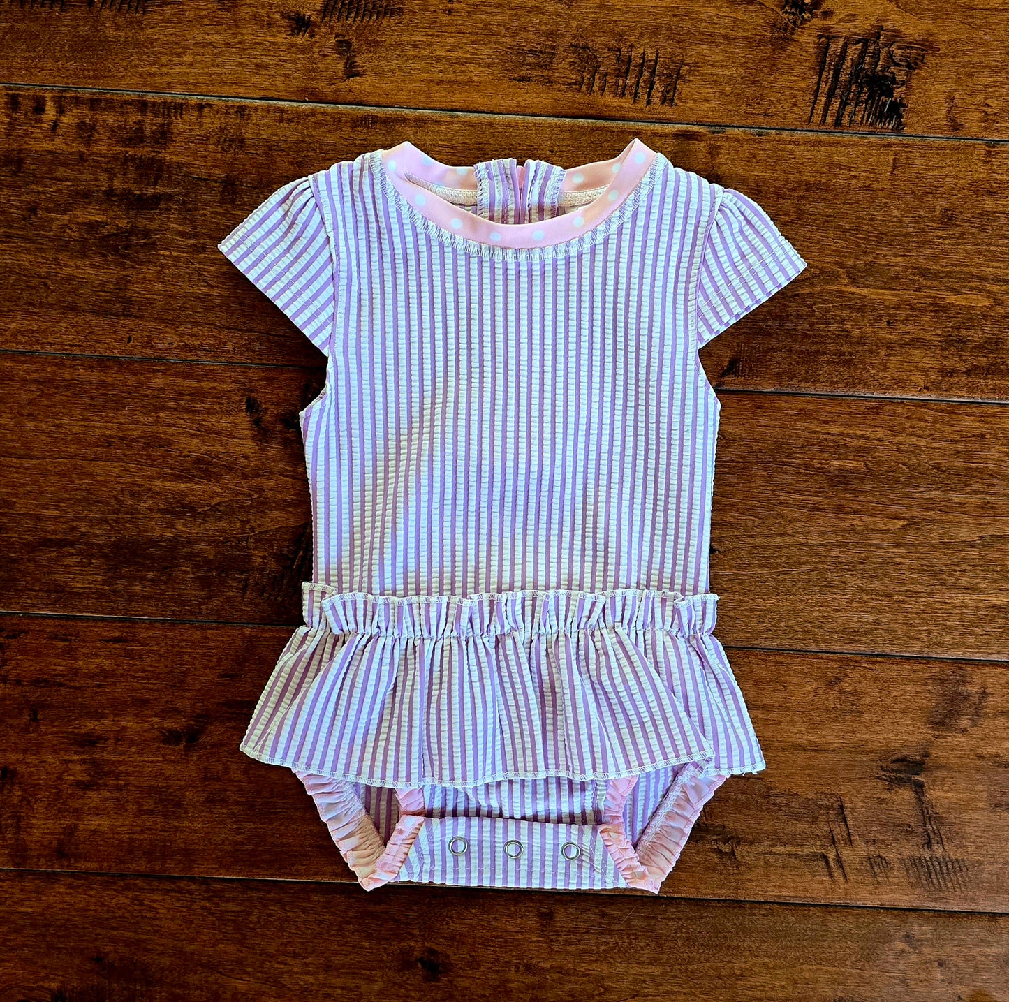 Ruffle Butts Girls 1-Piece Swimsuit-3/6M