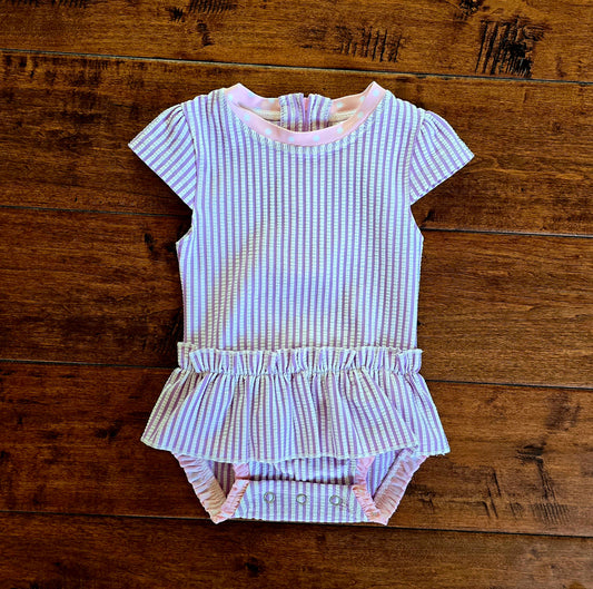 Ruffle Butts Girls 1-Piece Swimsuit-3/6M