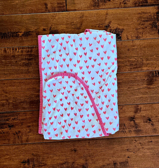 Miracle Baby Miracle Blanket: Hearts