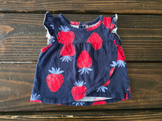 Just One You Girls Strawberry Dress-3M