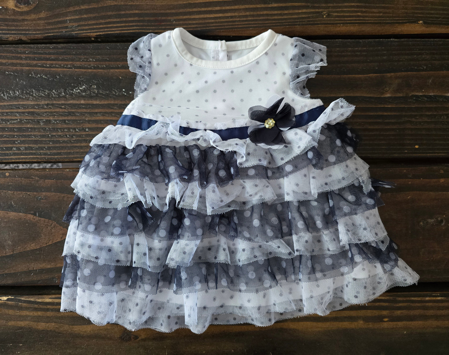 Nannette Baby Girls Formal Dress-3/6M