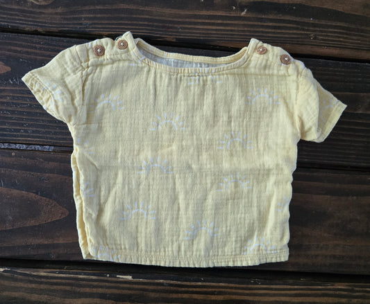 Easy-Peasy Girls Sunshine Blouse-6/9M