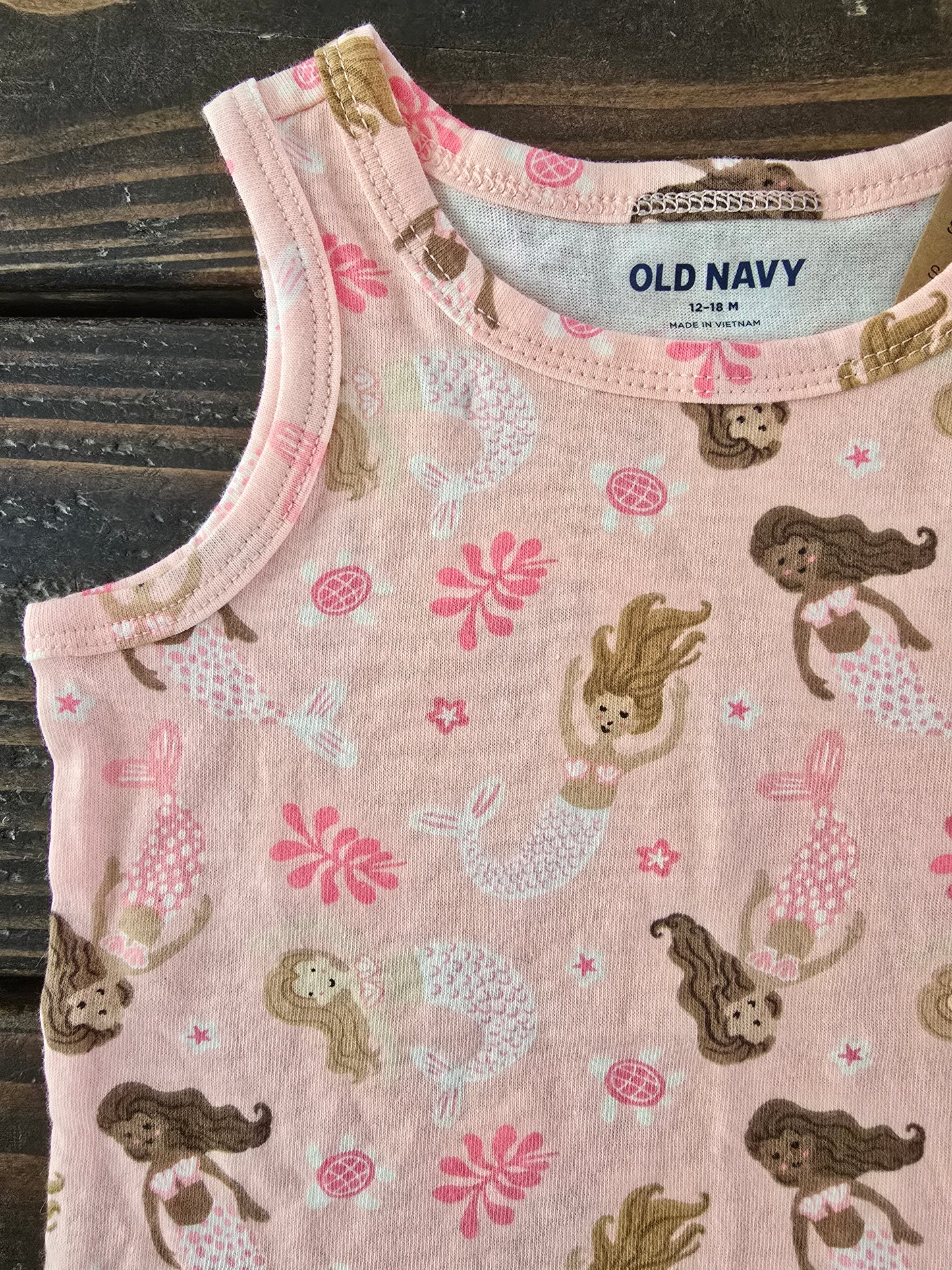 Old Navy Girls Mermaid Tank-12/18M