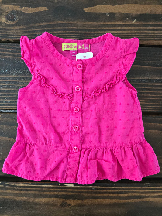 Penelope Mack Girls Blouse-12M