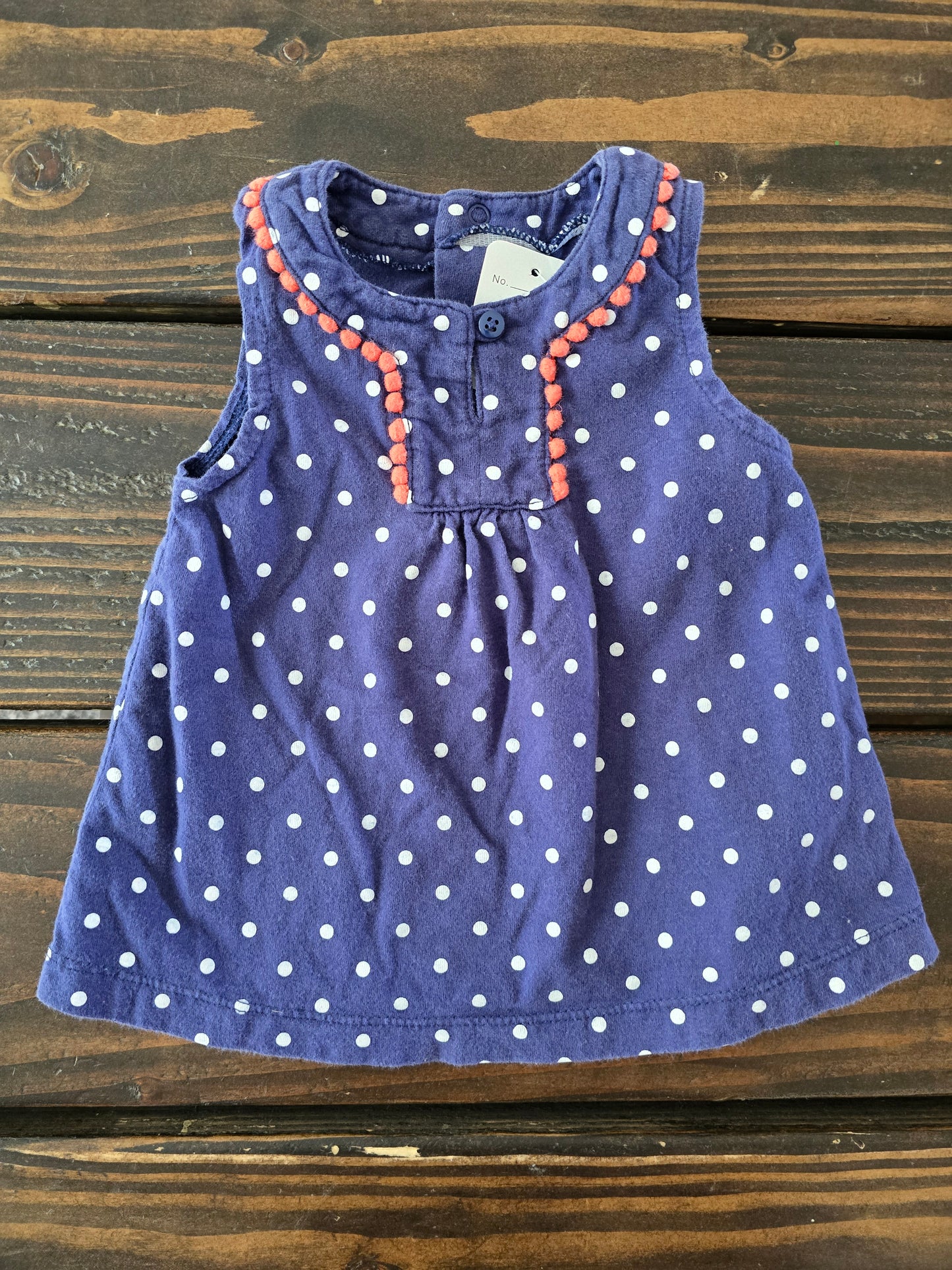 Carter's Girls Polka-Dot Blouse-12M