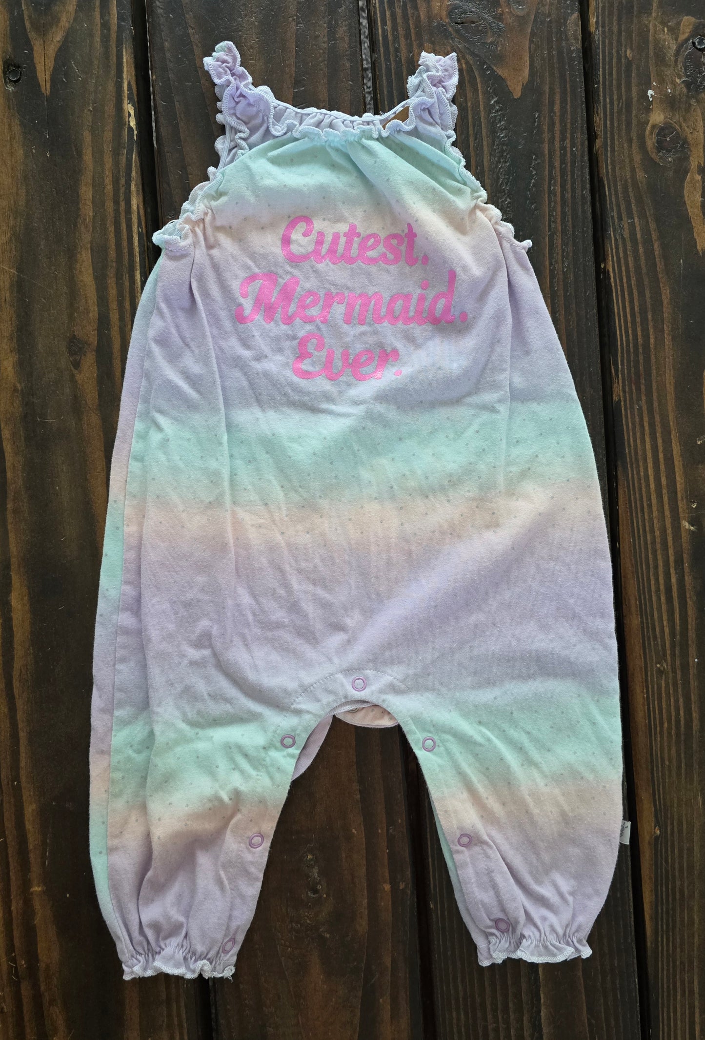Mini Hero Girls Mermaid Romper-12M