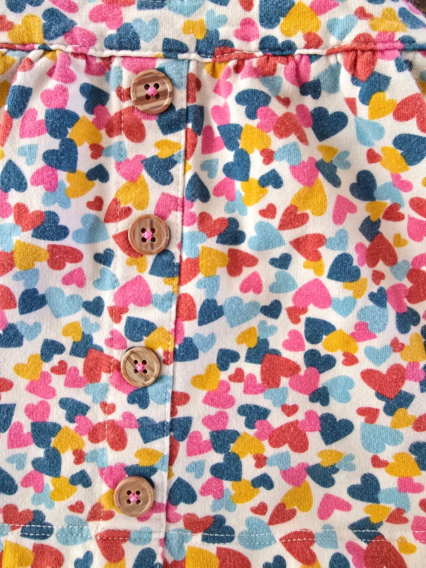 Wonder Nation Girls Heart Jumper Dress-18M