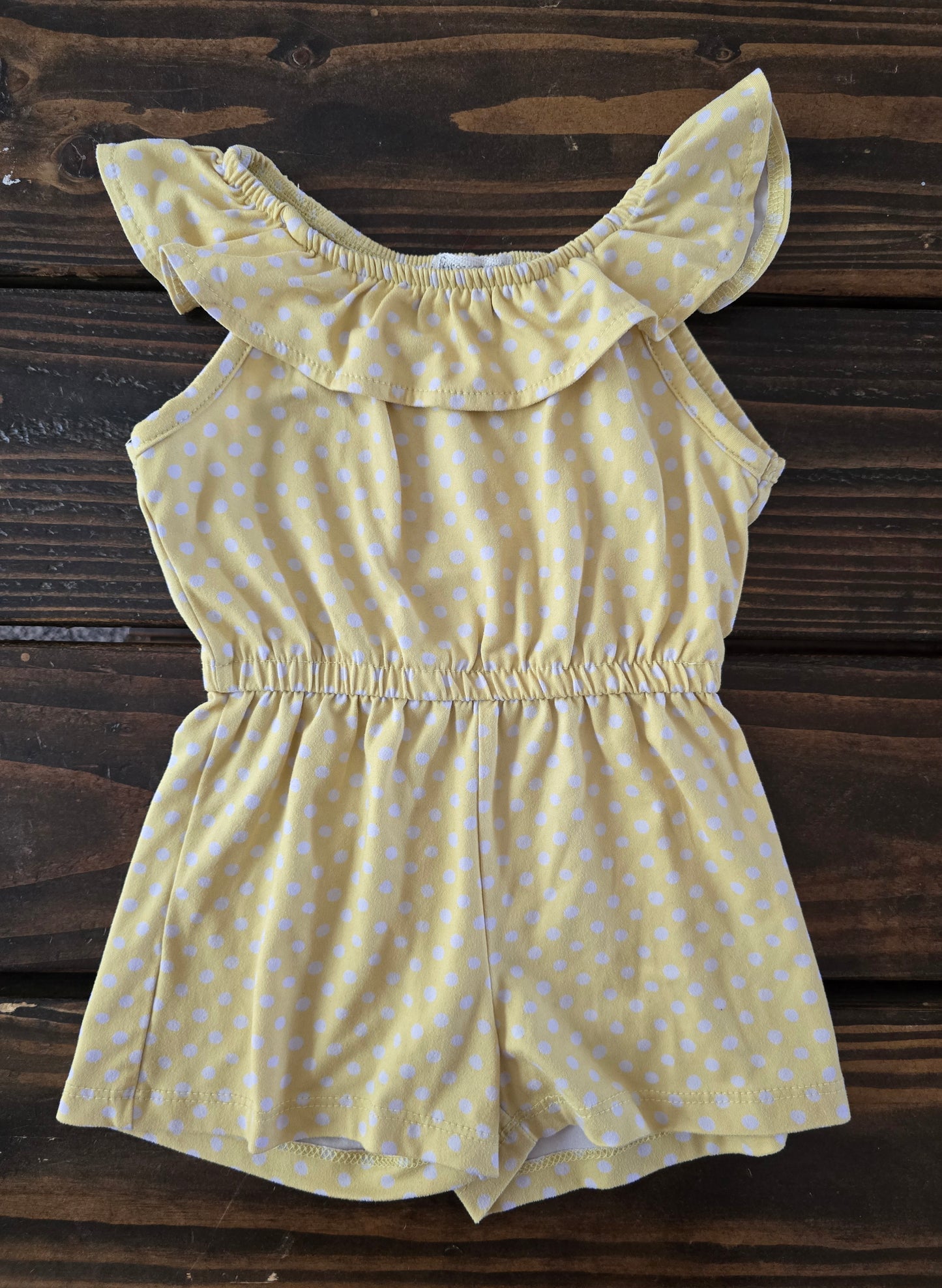Forever Me Girls Yellow Romper-18M