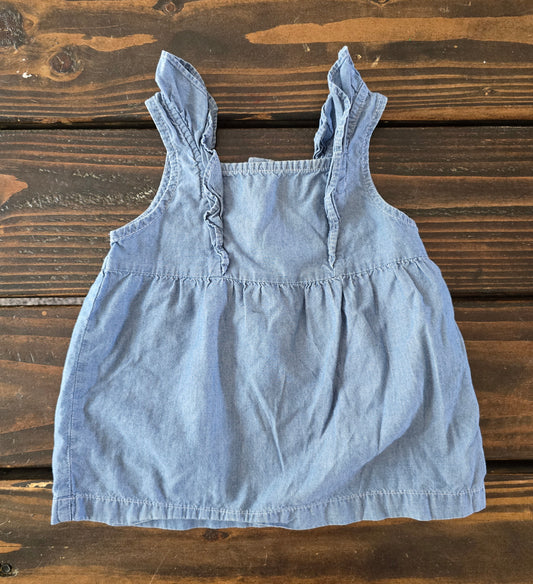 Carter's Girls Denim Dress-2T