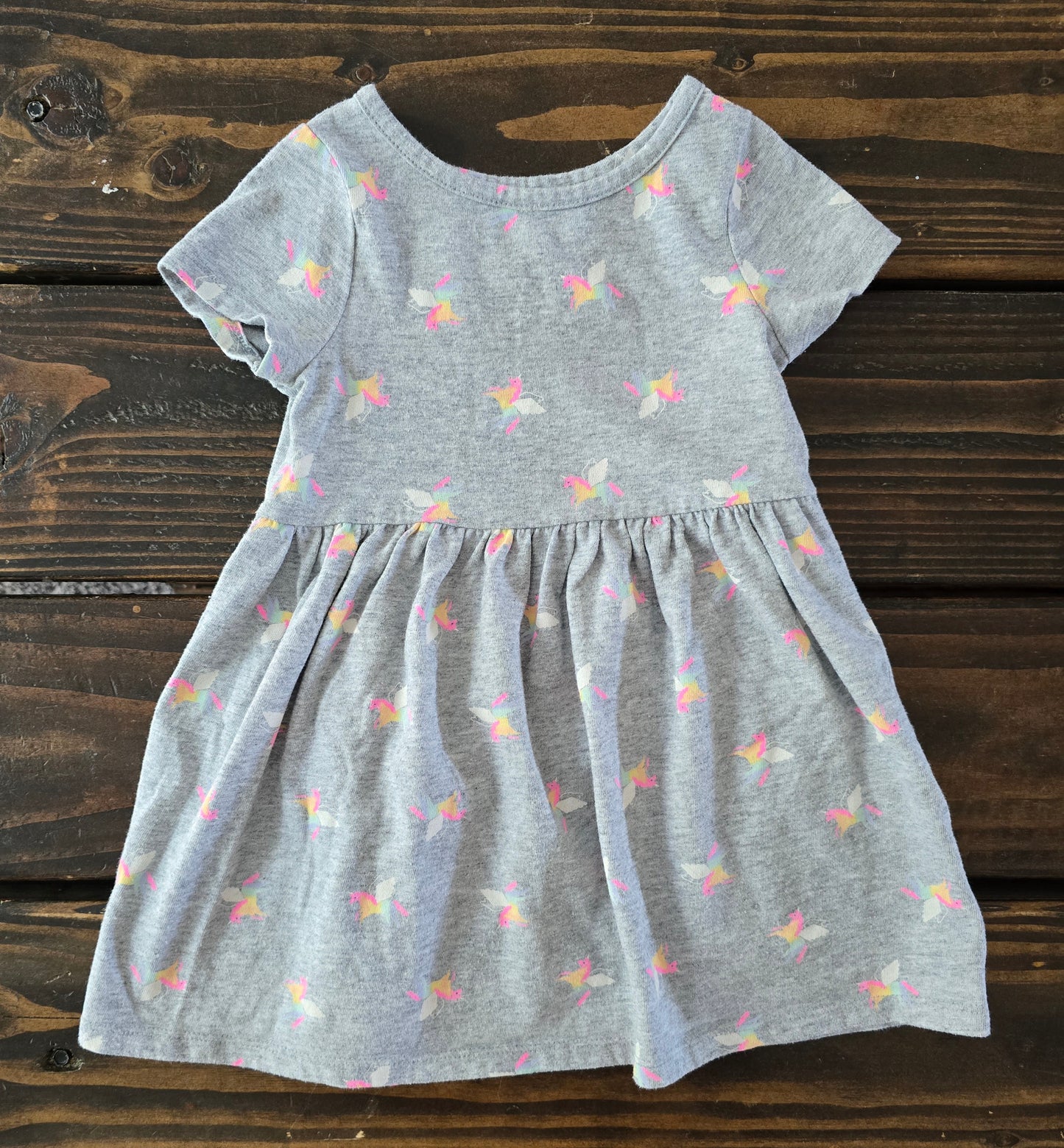Cat&Jack Girls Unicorn T-Shirt Dress-2T