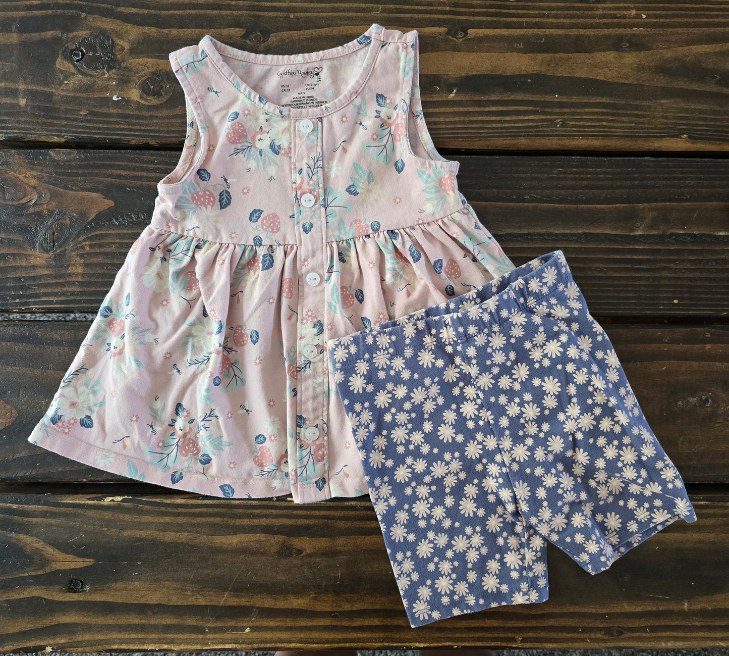 Cynthia Rowley Girls Dress Set-2T