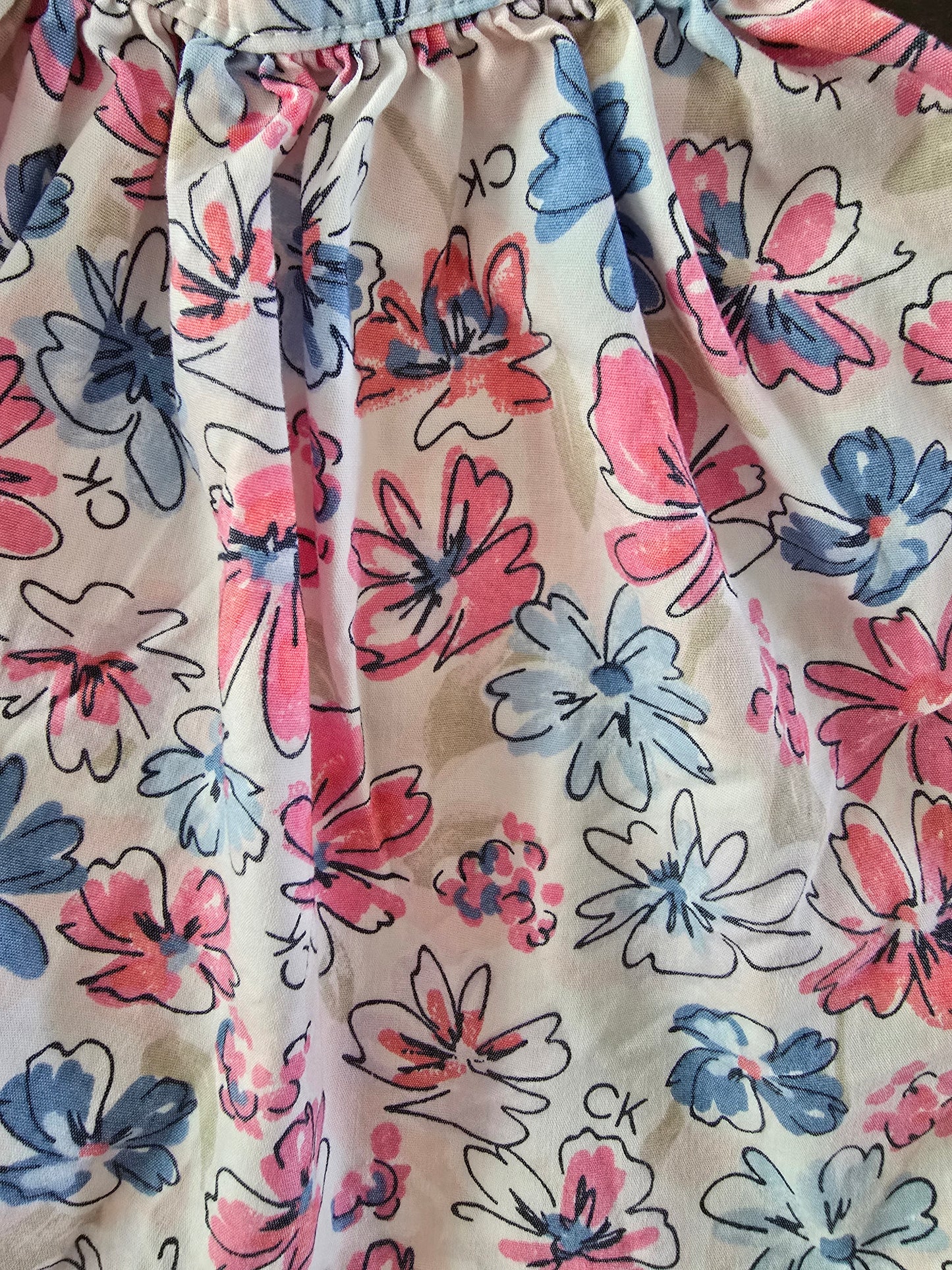 Calvin Klein Jeans Girls Floral Skirt-2T