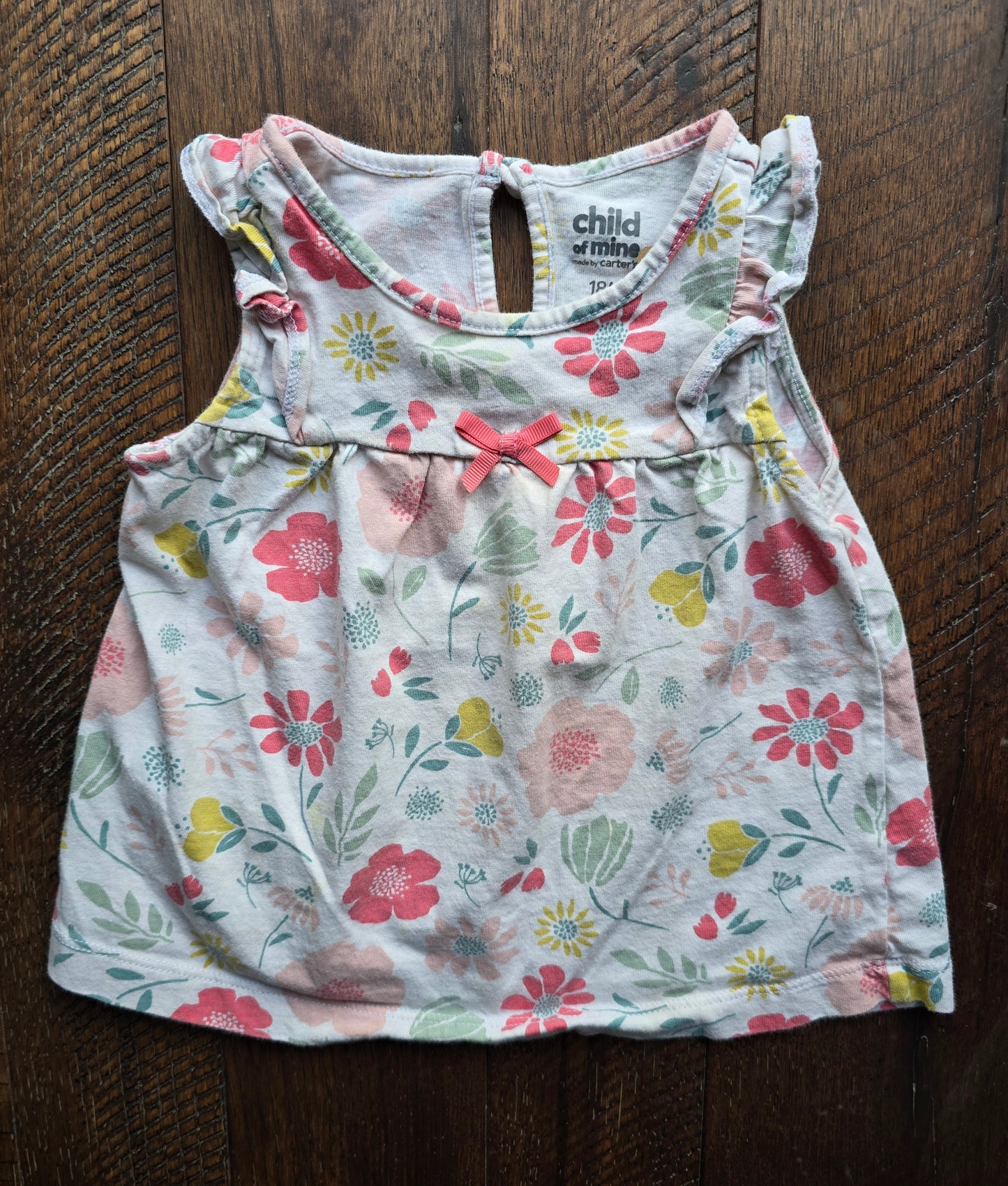 Child of Mine Girls Floral Blouse-18M