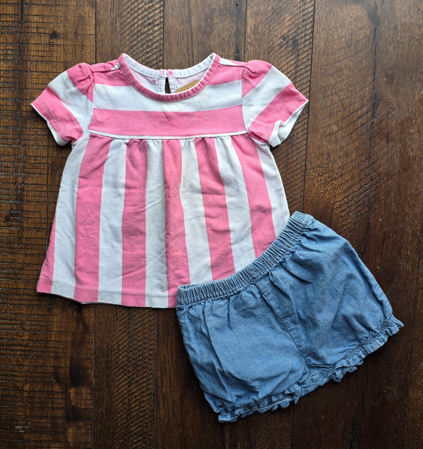 Carter's Girls Blouse and Bloomer Set-18M