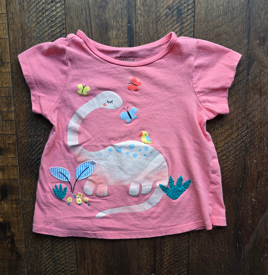 First Impressions Girls Dinosaur Graphic T-Shirt-18M