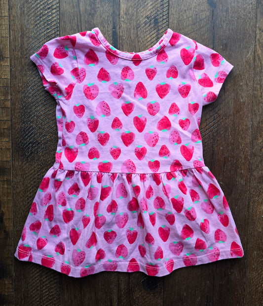 Wonder Nation Girls Strawberry Sundress-18M
