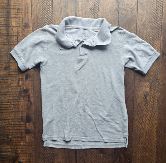 Faded Glory Boys Gray Polo-6/7
