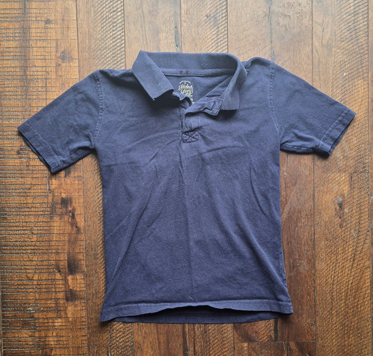 Faded Glory Boys Navy Polo-6/7