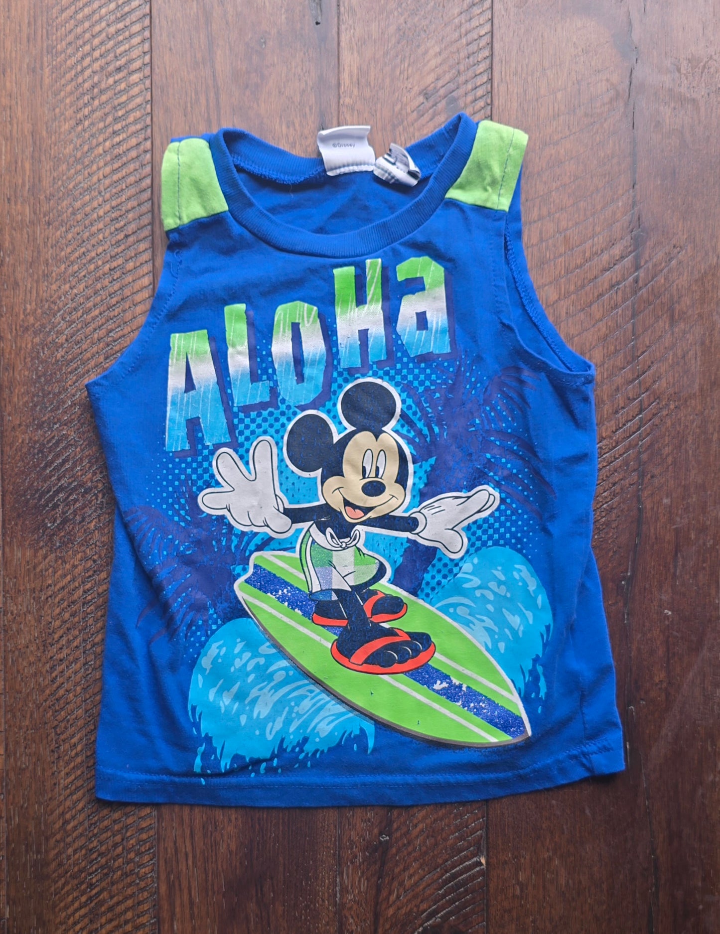 Disney Boys Mickey Tank-24M