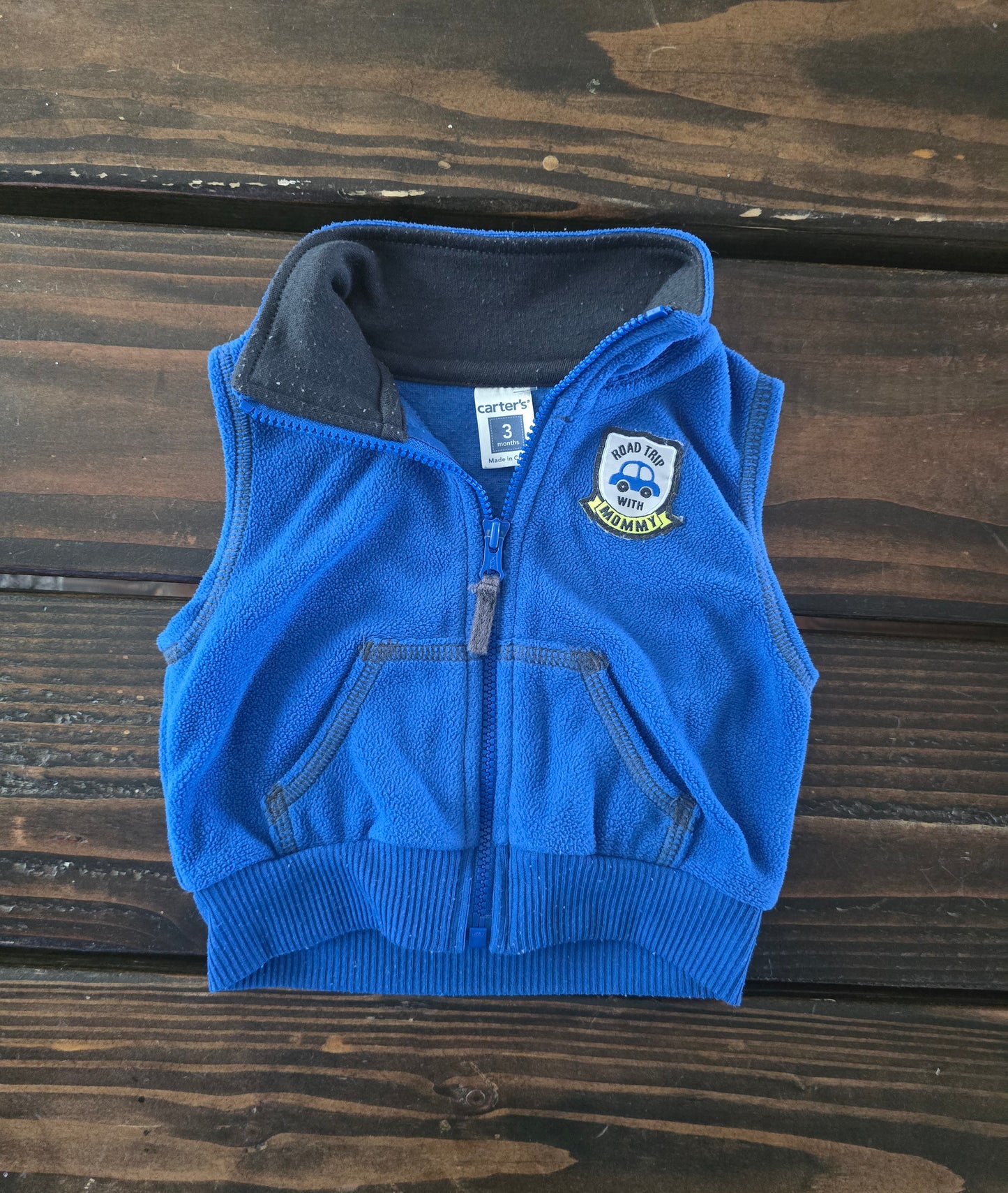 Carter's Boys Fleece Sleeveless Vest-3M