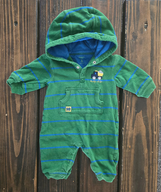 Carter's Boys Long Sleeve Romper-3M