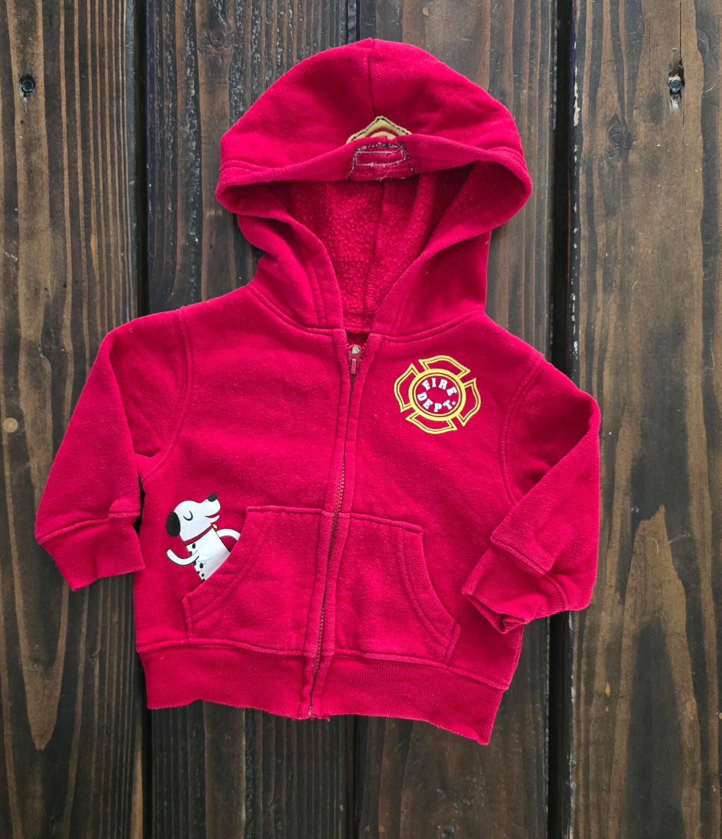 Jumping Beans Boys Front Zip Hoodie-6M