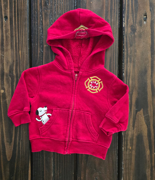 Jumping Beans Boys Front Zip Hoodie-6M