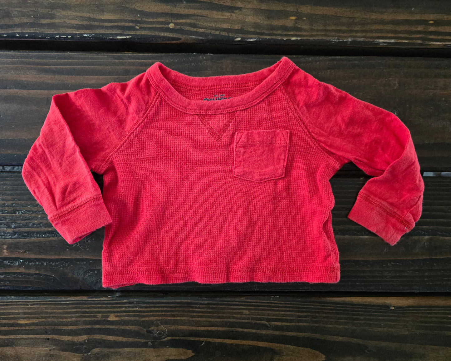 OshKosh Boys Waffle Knit Shirt-9M