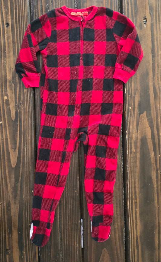 Holiday FamJam Unisex Snug Fit 2-Way-Zip One Piece Pajama-12/18M