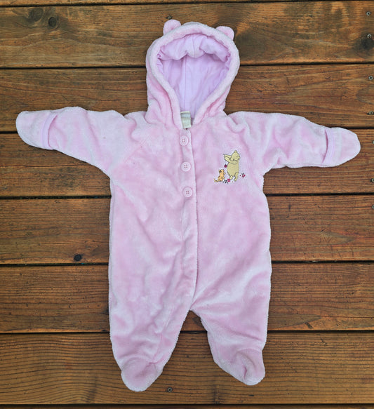 Disney Girls Baby One Piece Snowsuit-3M