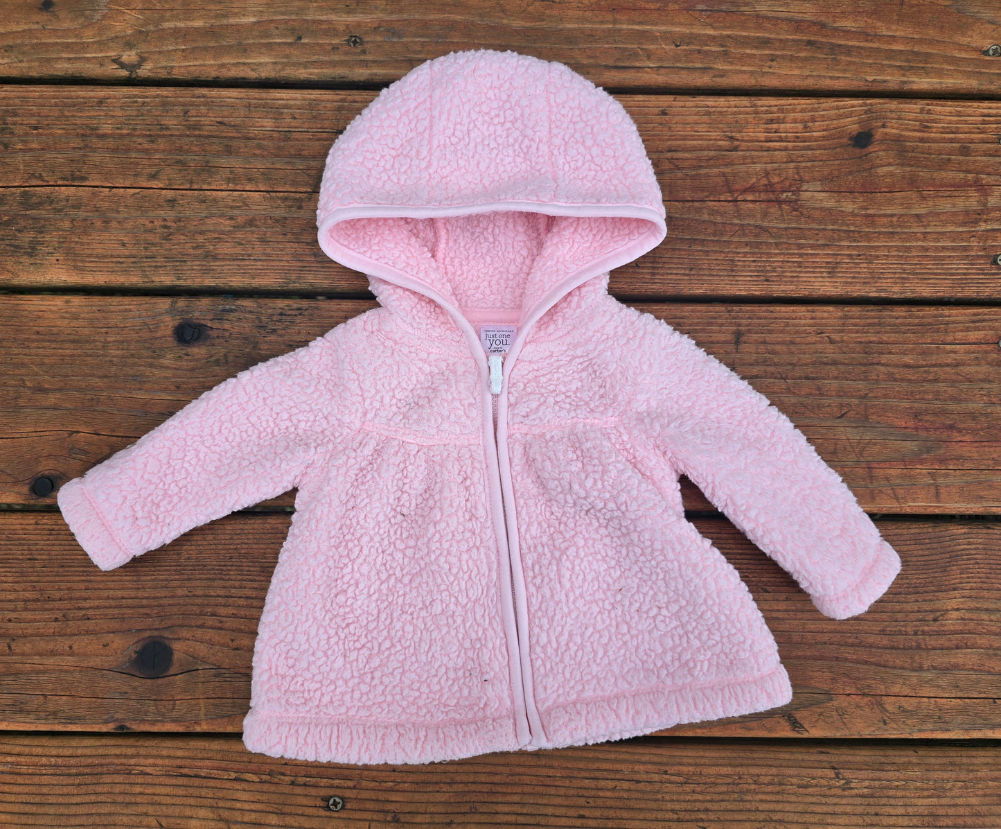 Just one You Girls Front Zip Up Hoodie-3M